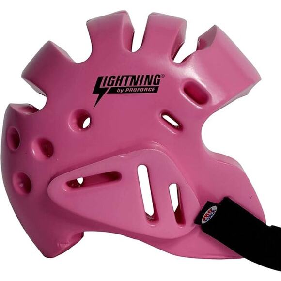 NEW ProForce Lightning Sparring Protective Head Guard Headgear PINK Child Size - Picture 6 of 6
